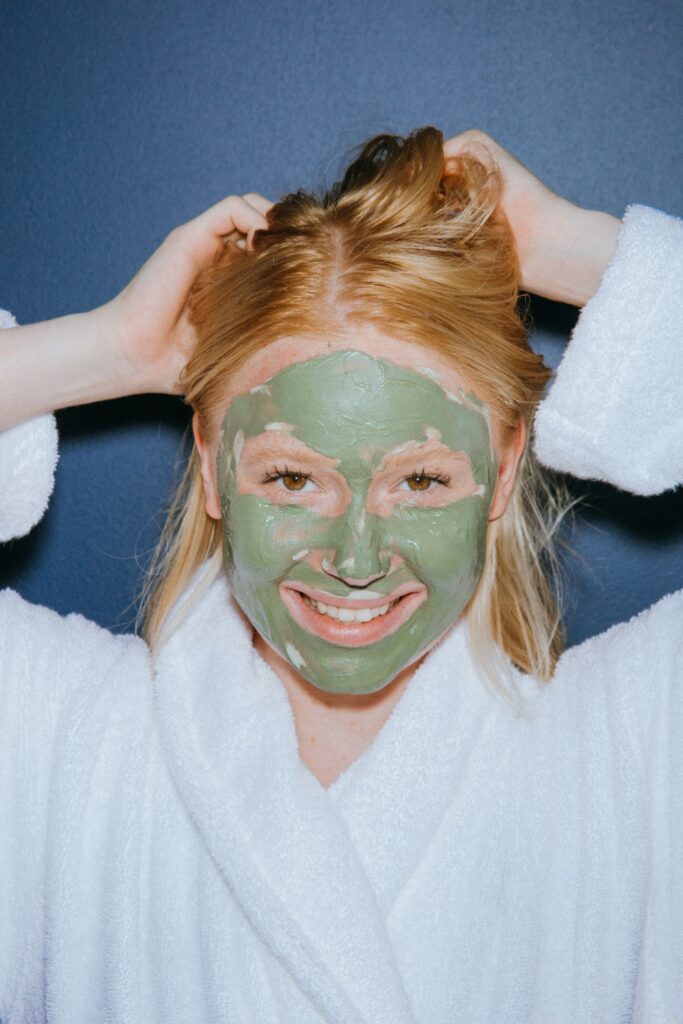 Masque visage à l'argile verte